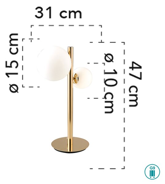 Λάμπα Επιτραπέζια Fan Europe Hera-L2 8031414863259