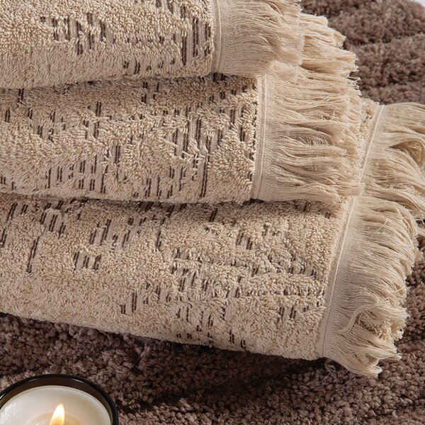 Πετσέτα Χεριών (30x50) Nef-Nef Homeware Saron Beige 550gsm