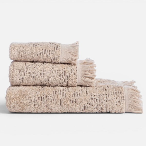 Πετσέτα Χεριών (30x50) Nef-Nef Homeware Saron Beige 550gsm