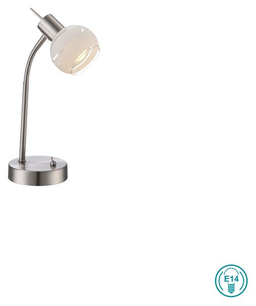 Πορτατίφ Globo Lighting Elliott 54341-1T Νίκελ Ματ