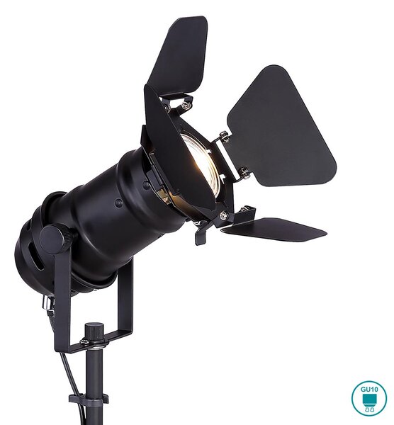 Φωτιστικό Δαπέδου Globo Lighting Egon 54650-1TB Μαύρο