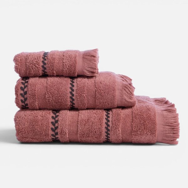 Πετσέτα Χεριών (30x50) Nef-Nef Homeware Volter Rose 550gsm