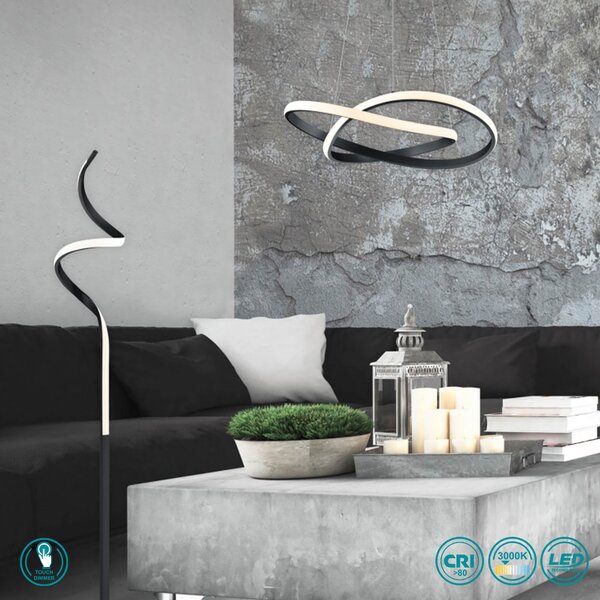 Φωτιστικό Δαπέδου RL Lighting Course R42051132 Μαύρο Ματ (3000K)