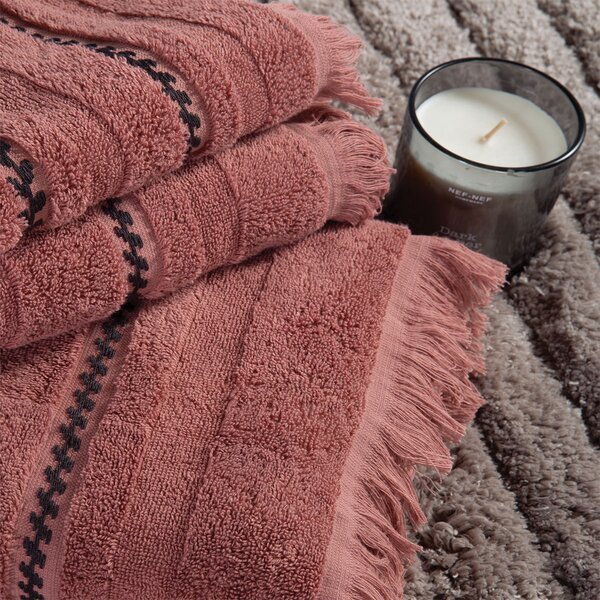 Πετσέτα Χεριών (30x50) Nef-Nef Homeware Volter Rose 550gsm