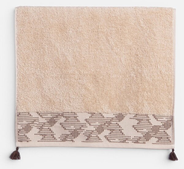Πετσέτα Χεριών (30x50) Nef-Nef Homeware Zeyn Beige 500gsm