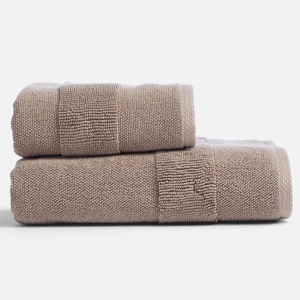 Πετσέτα Προσώπου (50x90) Nef-Nef Homeware Suspens 600gsm Mocca