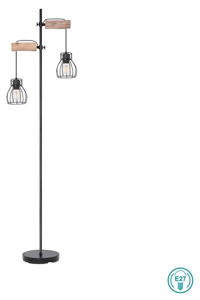 Φωτιστικό Δαπέδου Globo Lighting Mina 15326-2SN Μαύρο