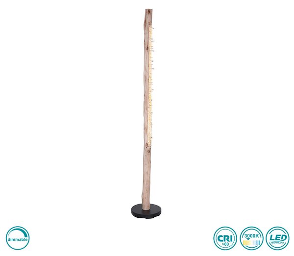 Φωτιστικό Δαπέδου Globo Lighting Felicitas 15354-15S Μαύρο