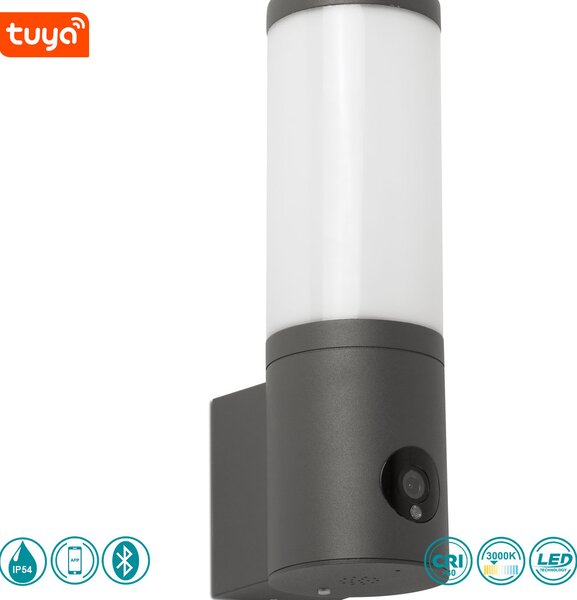 Απλίκα Εξωτερικού Χώρου Faro Orwell WiFi 75701 Ανθρακί Smart