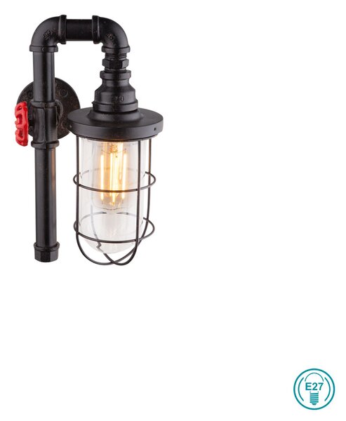 Απλίκα Globo Lighting Bayuda 43000W Μαύρο