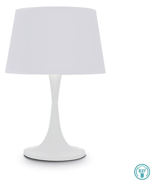 Επιτραπέζιο Φωτιστικό Ideal Lux London 110448 Λευκό