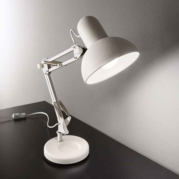 Φωτιστικό Γραφείου Ideal Lux Kelly 108117 Λευκό