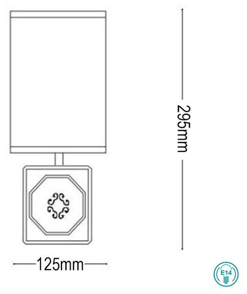 Πορτατίφ Ideal Lux Kali 245348