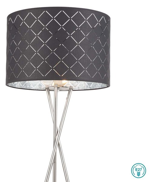 Φωτιστικό Δαπέδου Globo Lighting Kidal 15228S1 Νίκελ Ματ