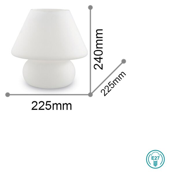 Φωτιστικό Επιτραπέζιο Ideal Lux Prato 074702 D22,5