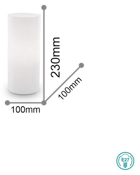 Φωτιστικό Επιτραπέζιο Ideal Lux Edo 044606 D10