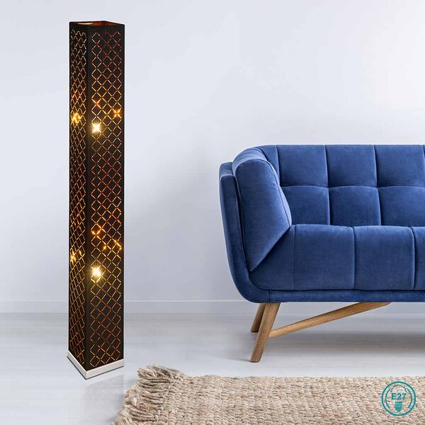 Φωτιστικό Δαπέδου Globo Lighting Clarke 15229S2 Νίκελ Ματ