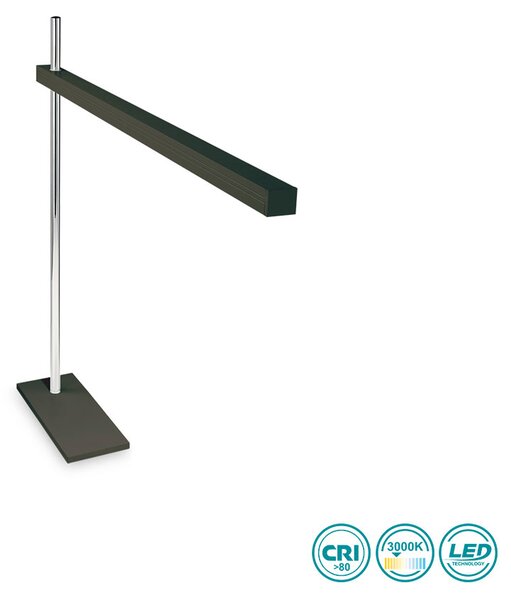 Φωτιστικό Γραφείου Ideal Lux Gru 147659 Μαύρο