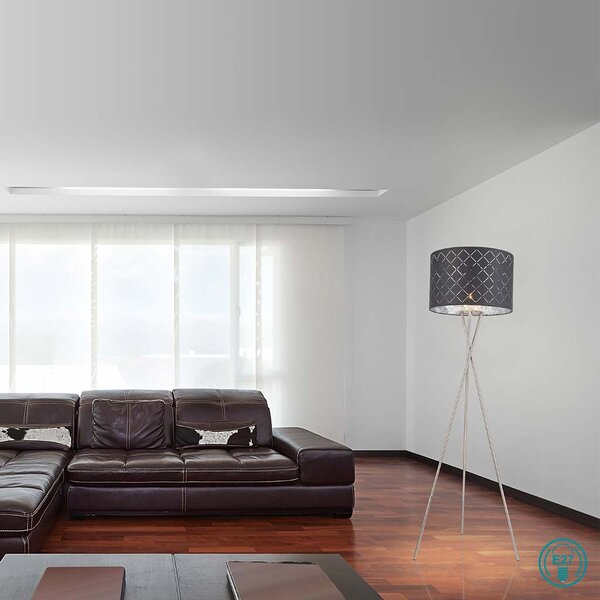 Φωτιστικό Δαπέδου Globo Lighting Kidal 15228S1 Νίκελ Ματ