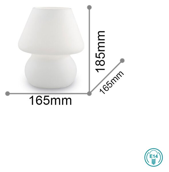 Φωτιστικό Επιτραπέζιο Ideal Lux Prato 074726 D16,5