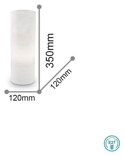 Φωτιστικό Επιτραπέζιο Ideal Lux Edo 044590 D12