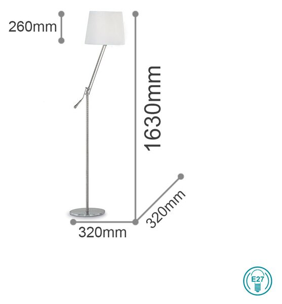 Φωτιστικό Δαπέδου Ideal Lux Regol 014609