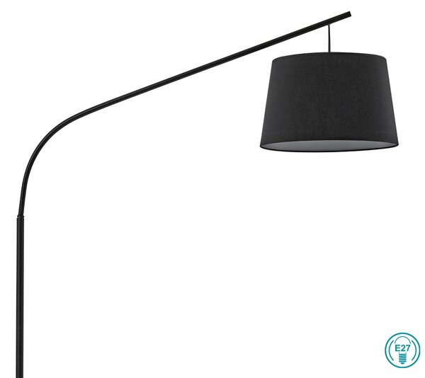 Φωτιστικό Δαπέδου Ideal Lux Daddy 110363 Μαύρο