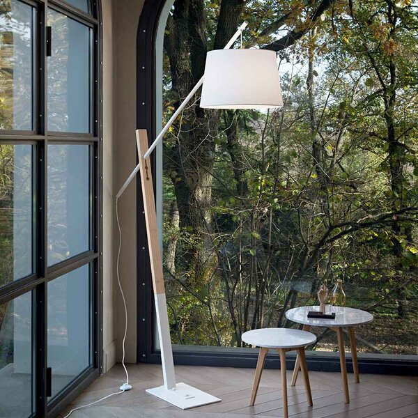 Φωτιστικό Δαπέδου Ideal Lux Eminent 207582 Λευκό