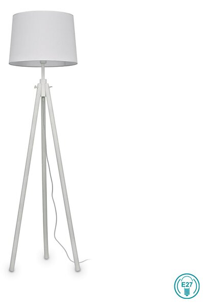 Φωτιστικό Δαπέδου Ideal Lux York 121406 Λευκό