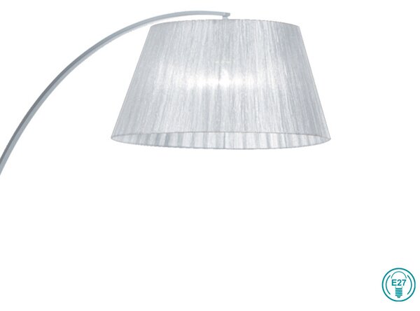 Φωτιστικό Δαπέδου Ideal Lux Pagoda 062273 Ασημί