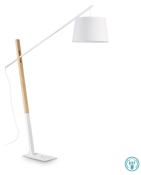 Φωτιστικό Δαπέδου Ideal Lux Eminent 207582 Λευκό