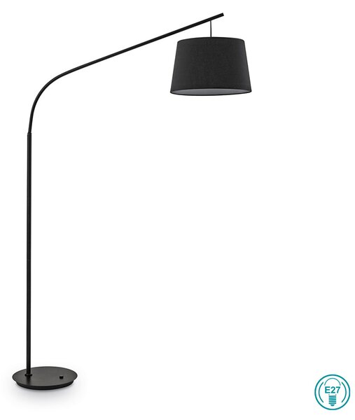 Φωτιστικό Δαπέδου Ideal Lux Daddy 110363 Μαύρο