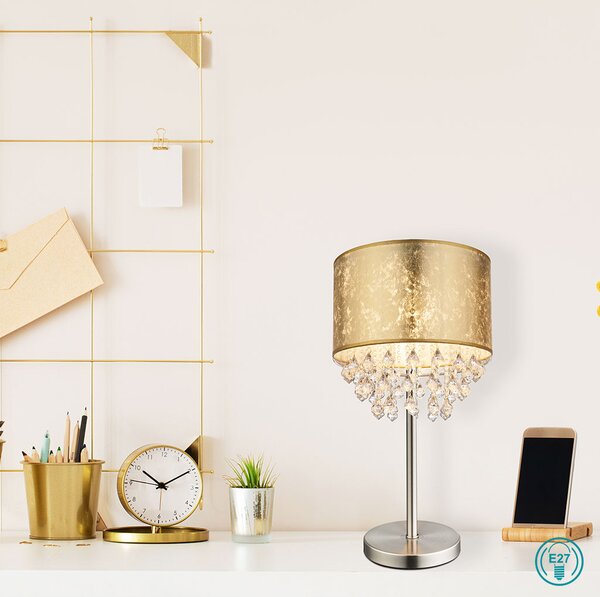 Πορτατίφ Globo Lighting Amy 15187T3 Χρυσό