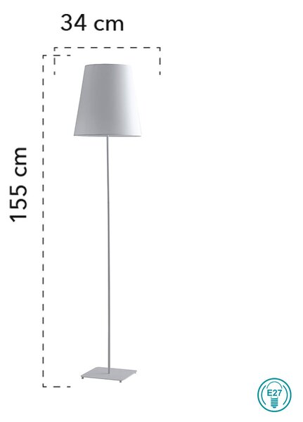 Φωτιστικό Δαπέδου Fan Europe Elvis-PT BCO 8031440363754 Λευκό