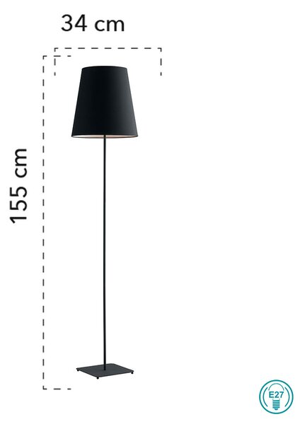 Φωτιστικό Δαπέδου Fan Europe Elvis-PT NER 8031440363761 Μαύρο