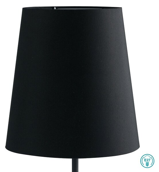 Λάμπα Επιτραπέζια Fan Europe Elvis-L NER 8031440363716 Μαύρο
