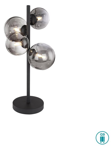 Πορτατίφ Globo Lighting Riha 56133-4T Μαύρο
