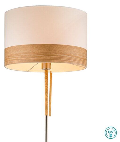 Φωτιστικό Δαπέδου Globo Lighting Chipsy 15221S Νίκελ Ματ