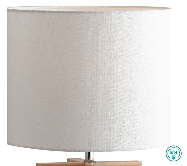 Λάμπα Επιτραπέζια Fan Europe Berry-L 8031440363792 Φυσικό Ξύλο