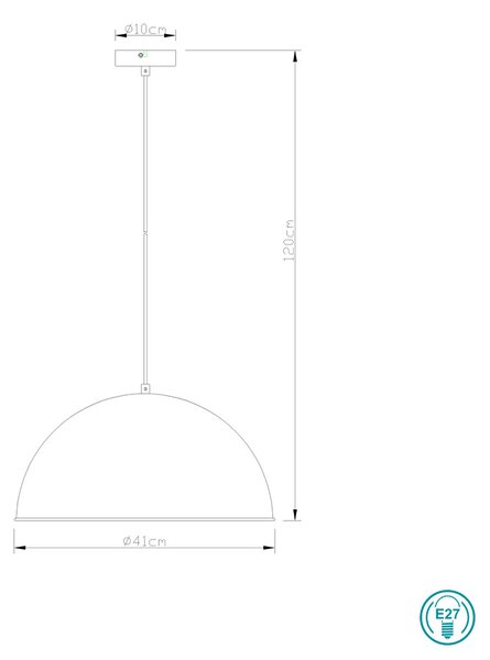 Κρεμαστό Φωτιστικό Globo Lighting Xirena I 58307H Σκουριά