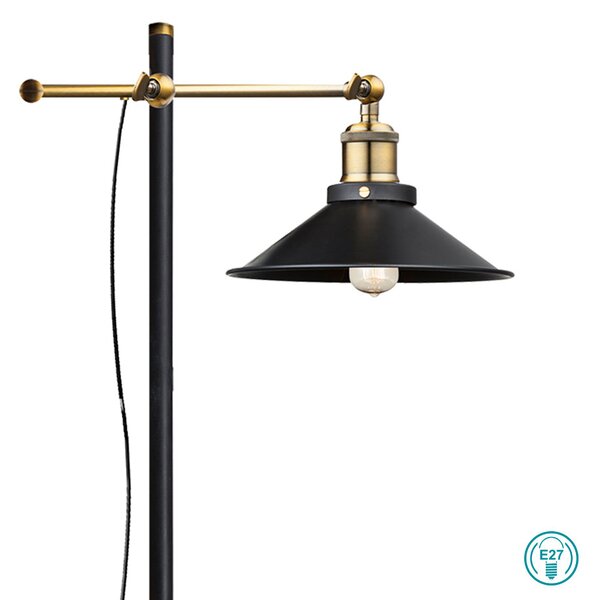 Φωτιστικό Δαπέδου Globo Lighting Lenius 15053S Μαύρο