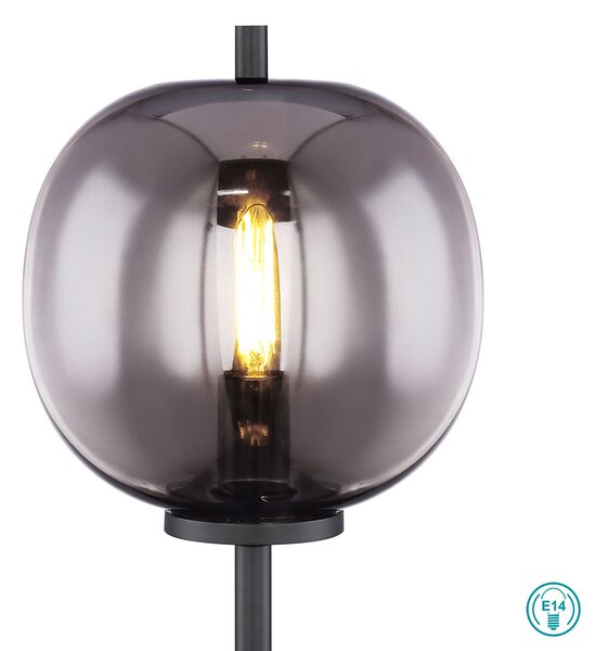 Πορτατίφ Globo Lighting Blacky 15345T Μαύρο
