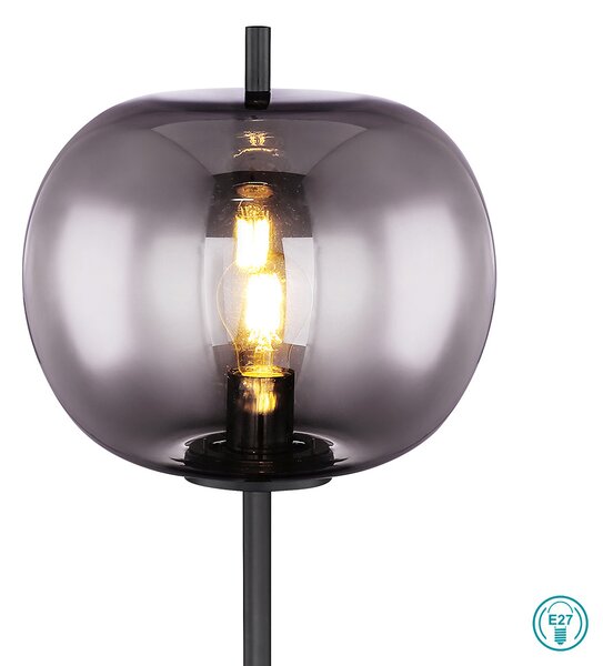 Φωτιστικό Δαπέδου Globo Lighting Blacky 15345S Μαύρο