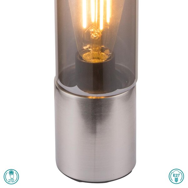 Πορτατίφ Globo Lighting Annika 21000N Νίκελ Ματ
