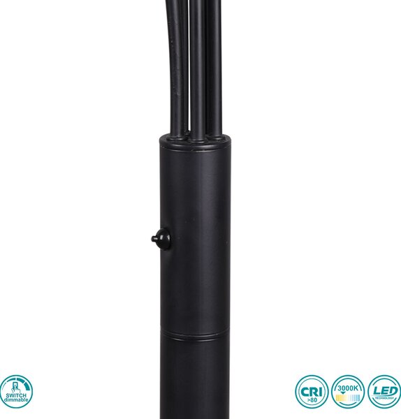 Φωτιστικό Δαπέδου RL Lighting Reed R41031532 Μαύρο Ματ