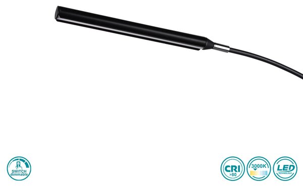 Φωτιστικό Δαπέδου RL Lighting Reed R41031532 Μαύρο Ματ