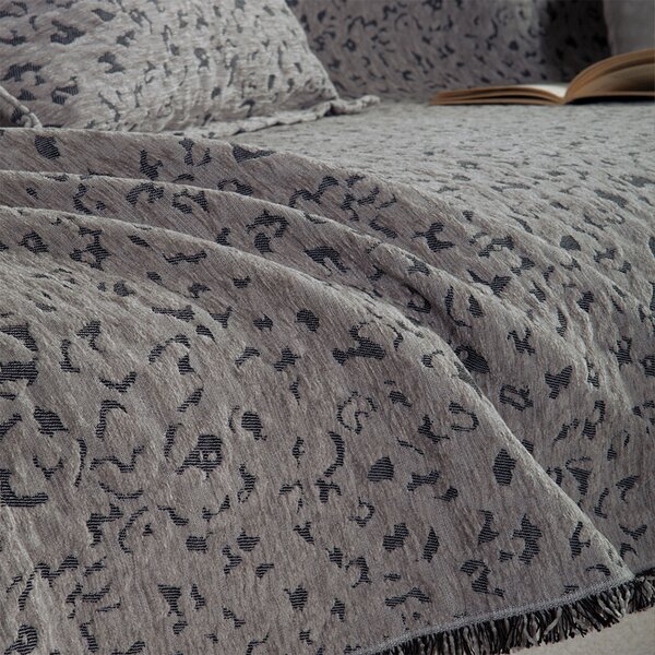 Ριχτάρι Πολυθρόνας (170x180) Nef-Nef Homeware Leopard Grey