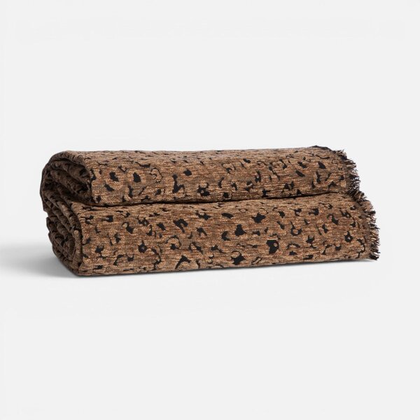 Ριχτάρι Πολυθρόνας (170x180) Nef-Nef Homeware Leopard Brown