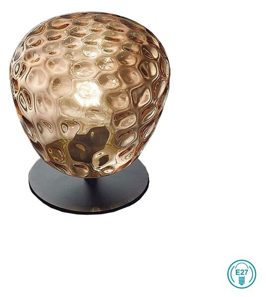 Λάμπα Επιτραπέζια Fabas Luce Gisella 3518-30-125 Μελί