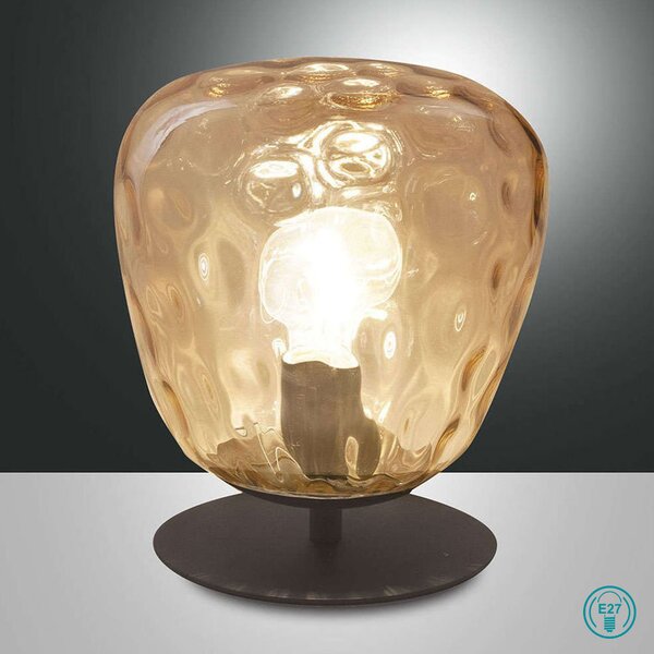 Λάμπα Επιτραπέζια Fabas Luce Gisella 3518-30-125 Μελί
